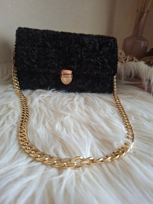 Sac a main en velour