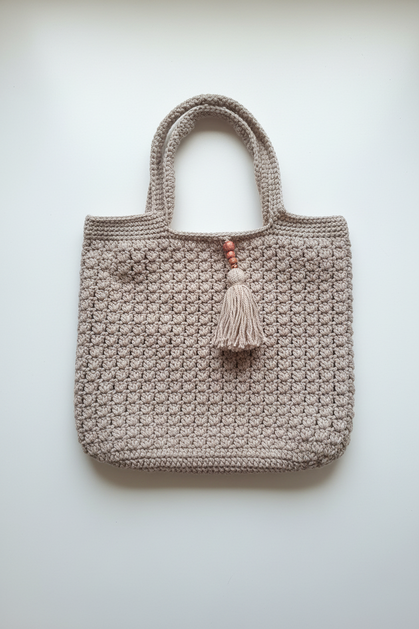 Sac beige posé seul